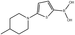 5-(4-Methylpiperidin-1-yl)thiophene-2-boronic acid Structure