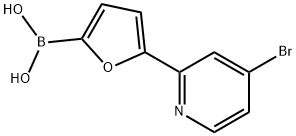 5-(4-Bromopyridin-2-yl)furan-2-boronic acid Structure