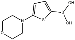 5-(Morpholino)thiophene-2-boronic acid Structure