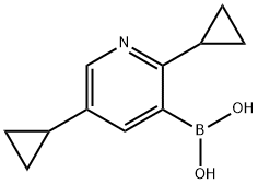 2,5-dicyclopropylpyridine-3-boronic acid|