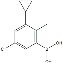 2225181-00-8 3-Chloro-5-cyclopropyl-6-methylphenylboronic acid