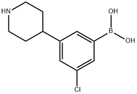 2225181-03-1 3-Chloro-5-(piperidin-4-yl)phenylboronic acid