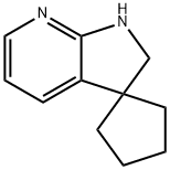 Spiro[cyclopentane-1,3'-[3H]pyrrolo[2,3-b]pyridine], 1',2'-dihydro- 结构式