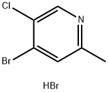 4-bromo-5-chloro-2-methylpyridine hydrobromide, 2227206-20-2, 结构式