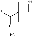 3-(二氟甲基)-3-甲基氮杂环丁烷盐酸盐,2227206-51-9,结构式