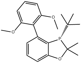 (S)-3-(tert-butyl)-4-(2,6-dimethoxyphenyl)-2,2-dimethyl-2,3-dihydrobenzo[d][1,3]oxaphosphole Structure