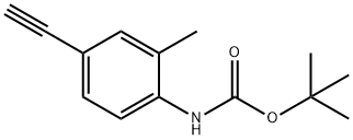 tert-butyl (4-ethynyl-2-methylphenyl)carbamate,2229235-51-0,结构式