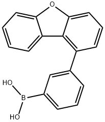 (3-(dibenzo[b,d]furan-1-yl)phenyl)boronic acid Struktur