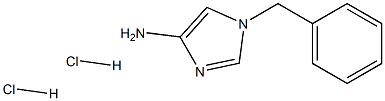 1-(苯基甲基)-1H-咪唑-4-胺盐酸盐(1:2), 2230800-11-8, 结构式