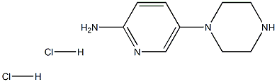 5-(piperazin-1-yl)pyridin-2-amine dihydrochloride Struktur