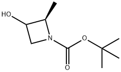 tert-butyl (2R)-3-hydroxy-2-methylazetidine-1-carboxylate, 2231670-04-3, 结构式