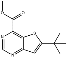 2231673-05-3 6-(叔丁基)噻吩并[3,2-D]嘧啶-4-羧酸甲酯