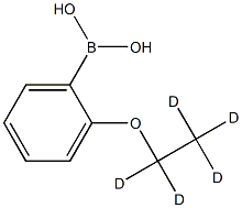 (2-(ethoxy-d5)phenyl)boronic acid 结构式