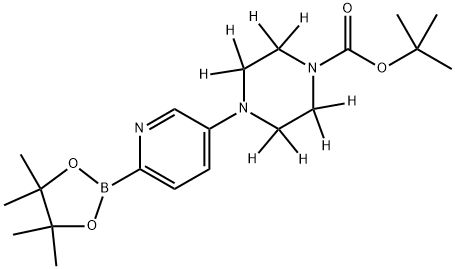 tert-butyl 4-(6-(4,4,5,5-tetramethyl-1,3,2-dioxaborolan-2-yl)pyridin-3-yl)piperazine-1-carboxylate-2,2,3,3,5,5,6,6-d8|