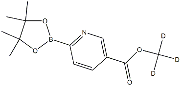 methyl-d3 6-(4,4,5,5-tetramethyl-1,3,2-dioxaborolan-2-yl)nicotinate Structure