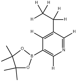 3-(ethyl-d5)-5-(4,4,5,5-tetramethyl-1,3,2-dioxaborolan-2-yl)pyridine-2,4,6-d3|