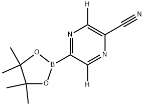 5-(4,4,5,5-tetramethyl-1,3,2-dioxaborolan-2-yl)pyrazine-2-carbonitrile-3,6-d2|