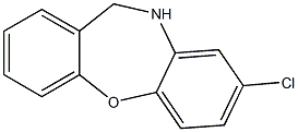 8-chloro-10,11-dihydrodibenz[b,f][1,4]oxazepine 结构式