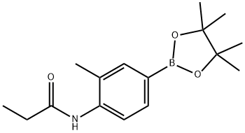N-(2-methyl-4-(4,4,5,5-tetramethyl-1,3,2-dioxaborolan-2-yl)phenyl)propionamide|3-甲基-4-(乙酰氨基)苯硼酸频哪醇酯