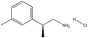 [(1S)-1-(3-METHYLPHENYL)ETHYL]METHYLAMINE HYDROCHLORIDE 化学構造式