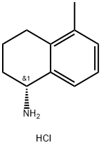 (R)-5-METHYL-1,2,3,4-TETRAHYDRO-NAPHTHALEN-1-YLAMINE HYDROCHLRIDE,2250243-14-0,结构式