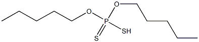 Phosphorodithioic acid, O,O-dipentyl ester Struktur