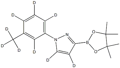 2256705-51-6 1-(3-(methyl-d3)phenyl-2,4,5,6-d4)-3-(4,4,5,5-tetramethyl-1,3,2-dioxaborolan-2-yl)-1H-pyrazole-4,5-d2