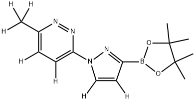 2256705-77-6 3-(methyl-d3)-6-(3-(4,4,5,5-tetramethyl-1,3,2-dioxaborolan-2-yl)-1H-pyrazol-1-yl-4,5-d2)pyridazine-4,5-d2