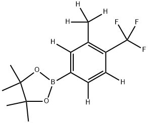 4,4,5,5-tetramethyl-2-(3-(methyl-d3)-4-(trifluoromethyl)phenyl-2,5,6-d3)-1,3,2-dioxaborolane|