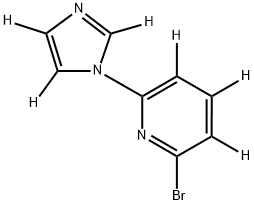 2-bromo-6-(1H-imidazol-1-yl-d3)pyridine-3,4,5-d3|
