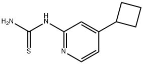 1-(4-cyclobutylpyridin-2-yl)thiourea Struktur