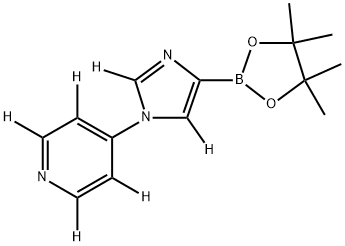 2256710-47-9 4-(4-(4,4,5,5-tetramethyl-1,3,2-dioxaborolan-2-yl)-1H-imidazol-1-yl-2,5-d2)pyridine-2,3,5,6-d4