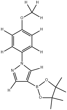 2256711-11-0 1-(4-(methoxy-d3)phenyl-2,3,5,6-d4)-4-(4,4,5,5-tetramethyl-1,3,2-dioxaborolan-2-yl)-1H-pyrazole-3,5-d2