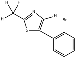2256711-12-1 5-(2-bromophenyl)-2-(methyl-d3)thiazole-4-d