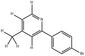 2-(4-bromophenyl)-4-(methyl-d3)pyridine-3,5,6-d3|
