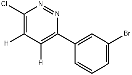 3-(3-bromophenyl)-6-chloropyridazine-4,5-d2 Structure