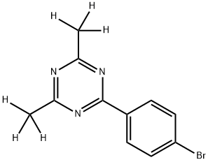 2-(4-bromophenyl)-4,6-bis(methyl-d3)-1,3,5-triazine|