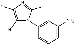 3-(1H-imidazol-1-yl-d3)aniline Structure