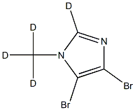 4,5-dibromo-1-(methyl-d3)-1H-imidazole-2-d|