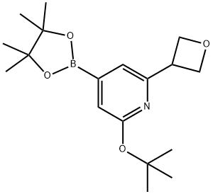 2-(tert-butoxy)-6-(oxetan-3-yl)-4-(4,4,5,5-tetramethyl-1,3,2-dioxaborolan-2-yl)pyridine|