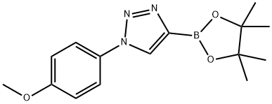 1-(4-methoxyphenyl)-4-(4,4,5,5-tetramethyl-1,3,2-dioxaborolan-2-yl)-1H-1,2,3-triazole|1-(4-methoxyphenyl)-4-(4,4,5,5-tetramethyl-1,3,2-dioxaborolan-2-yl)-1H-1,2,3-triazole