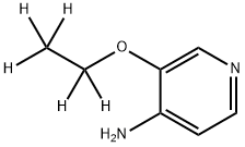 3-(ethoxy-d5)pyridin-4-amine 结构式
