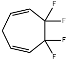 1,4-Cycloheptadiene, 6,6,7,7-tetrafluoro- 化学構造式