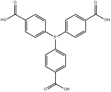 三(4-羧基苯基)膦, 22836-27-7, 结构式