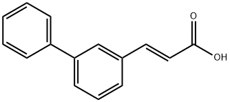 (2E)-3-(3-苯基苯基)丙-2-烯酸,229006-83-1,结构式