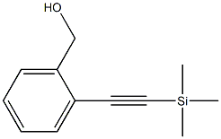 {2-[2-(trimethylsilyl)ethynyl]phenyl}methanol Structure