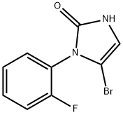 5-bromo-1-(2-fluorophenyl)-1,3-dihydro-2H-imidazol-2-one, 2294947-56-9, 结构式