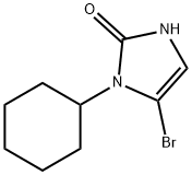 5-bromo-1-cyclohexyl-1,3-dihydro-2H-imidazol-2-one Structure