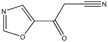 3-(Oxazol-5-yl)-3-oxopropanenitrile Struktur