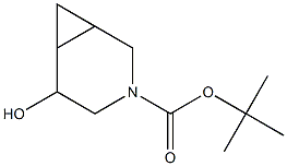 5-exo-Hydroxy-3-aza-bicyclo[4.1.0]heptane-3-carboxylic acid tert-butyl ester Struktur